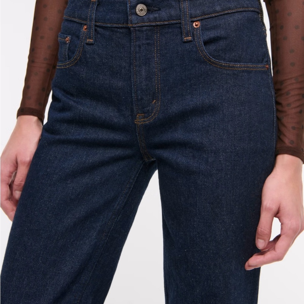 Abercrombie 90s midrise straight Jean
